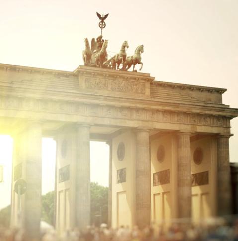 Brandenburger Tor Berlin im Sommer 