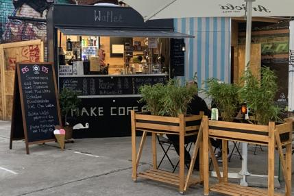 Außenansicht von Waffeê in Berlin