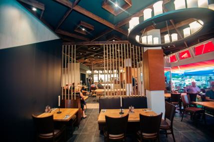 Intérieur du steakhouse Las Malvinas
