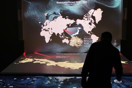 Interactive exhibition at the SAMURAI Museum Berlin