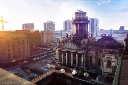 a virtual picture of the Gendarmenmarkt
