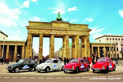 Oldie Käfer Tour Brandenburger Tor