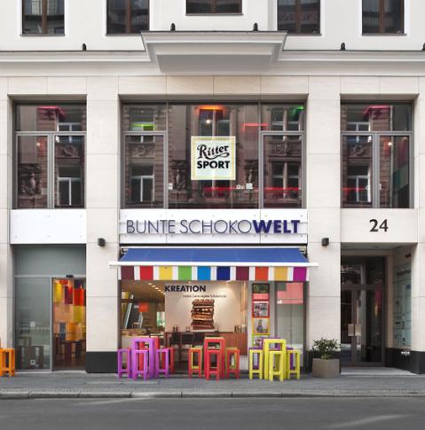 Ritter Sport Bunte SchokoWelt Flagship store de Ritter Sport Bunte SchokoWelt