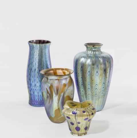 Loetz Vasen im Bröhan Museum
