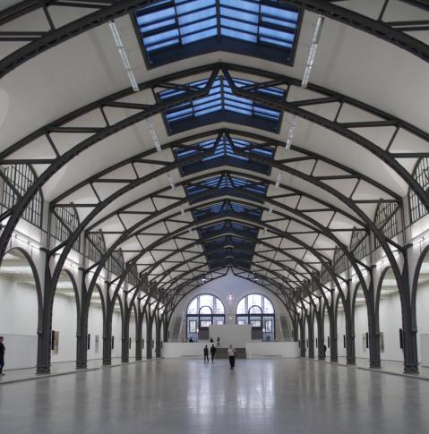 Hamburger Bahnhof hall in the Hamburger Bahnhof