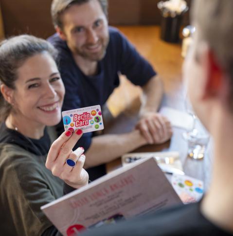 Fotoshooting City Cards, Ticketnutzung im Restaurant