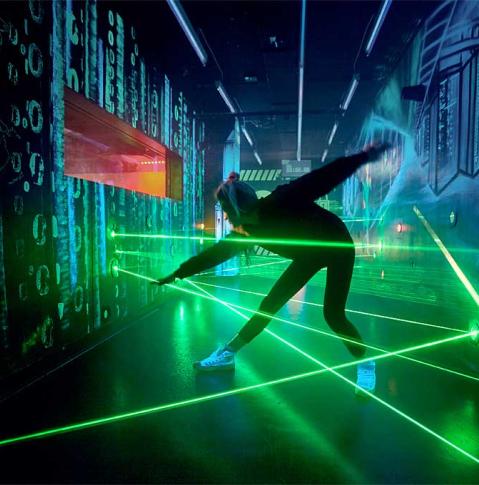 Deutsches Spionagemuseum Berlin - Laserparcours