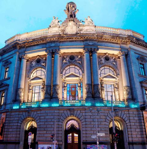 Museum für Kommunikation bei Nacht Museum für Kommunikation bei Nacht