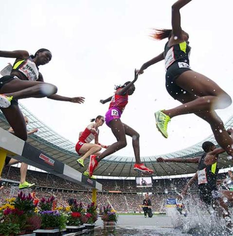 Leichtathletik EM Hürdenlauf