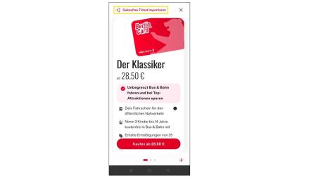 gekauftes Ticket Importieren