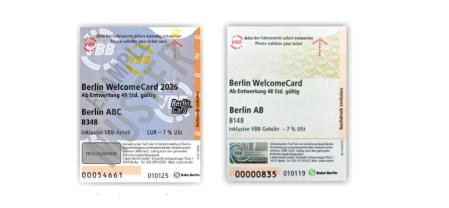 Beispielbild Papiertickets Verkehrsunternehmen