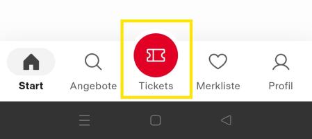 Ticket Reiter in der App