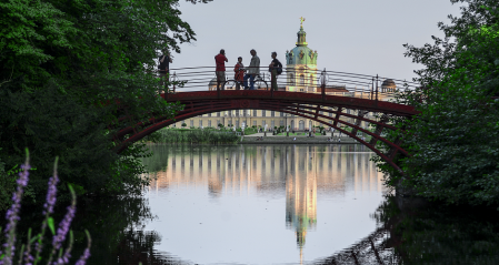 Schloss Charlottenburg von der Brücke