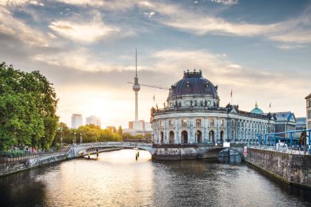 Berlin Morning with a view of the Bode Museum