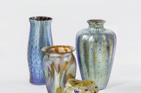 Vases Loetz au musée Bröhan